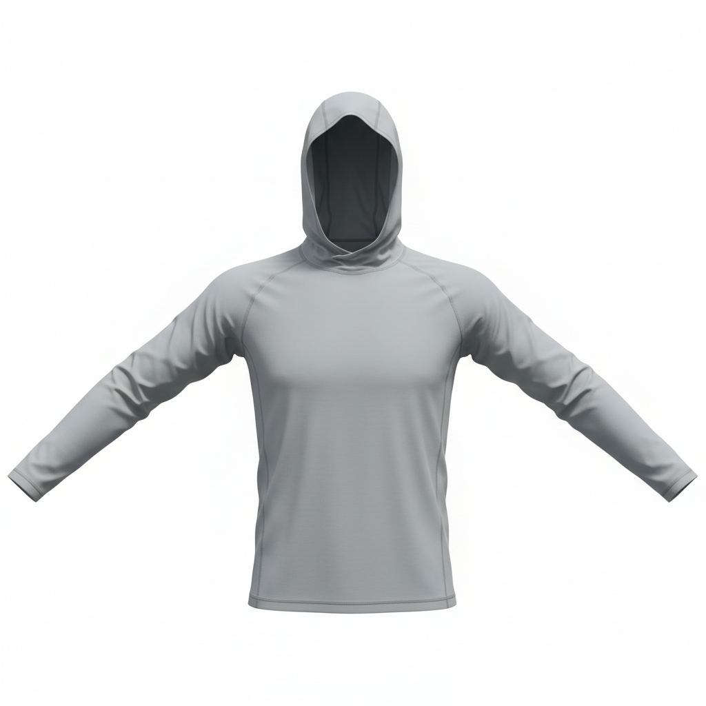 Aluminum Hooded Performance Shirt