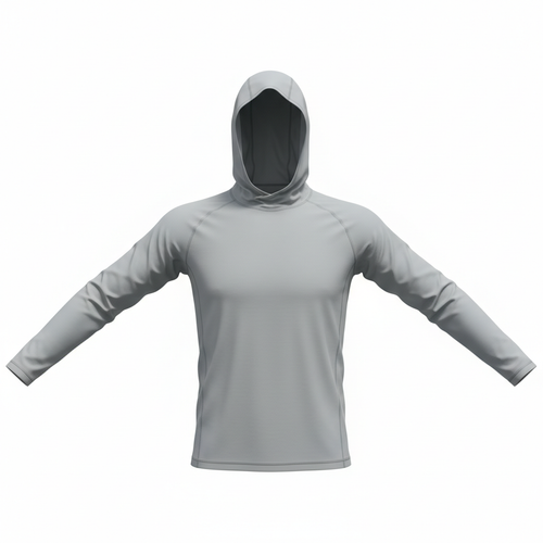 Aluminum Hooded Performance Shirt