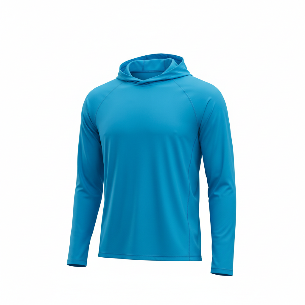 Bimini Blue Hooded Performance Shirt