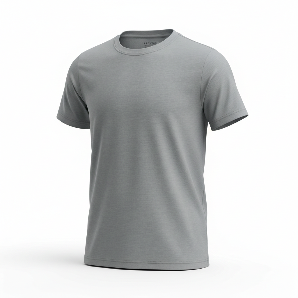 Medium Grey Youth Short Sleeve Performance
