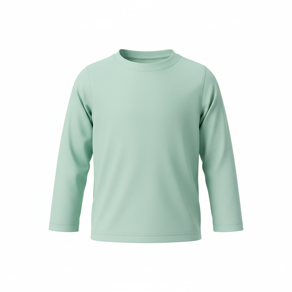 Mint Green Toddler Long Sleeve Performance