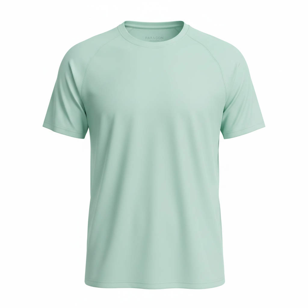 Mint Green Unisex Short Sleeve Performance