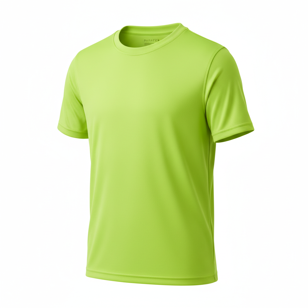 Neon Lime Youth Short Sleeve Performance