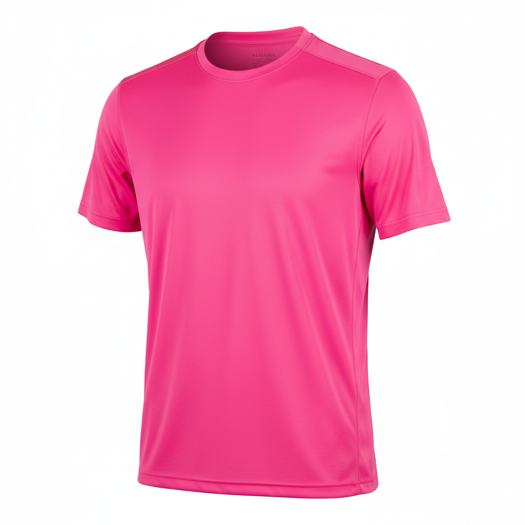 Neon Pink Unisex Short Sleeve Performance
