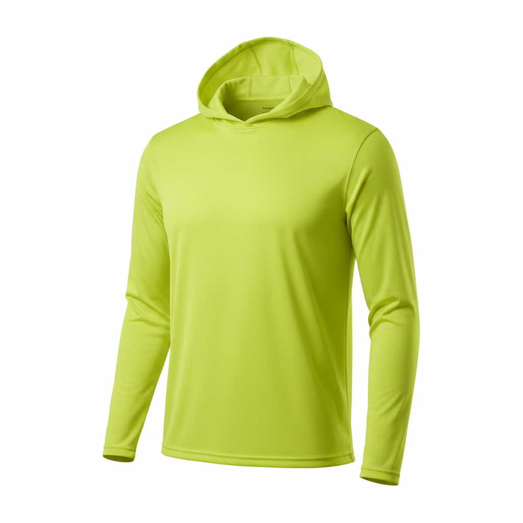 Safety Yellow Hooded Performance Shirt
