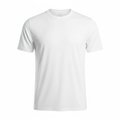 White Unisex Short Sleeve Performance