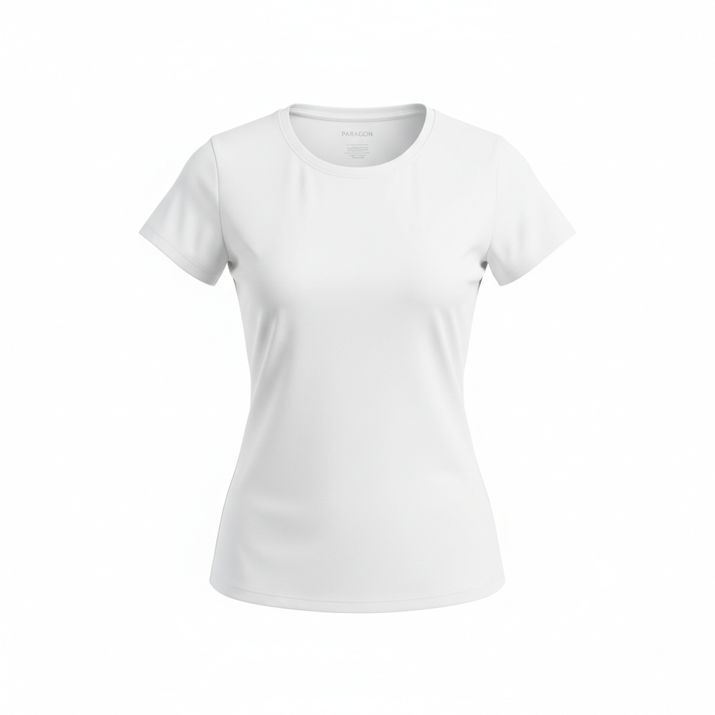White Women's Short Sleeve Performance