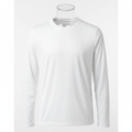 White Youth Long Sleeve Performance