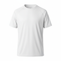 White Youth Short Sleeve Performance